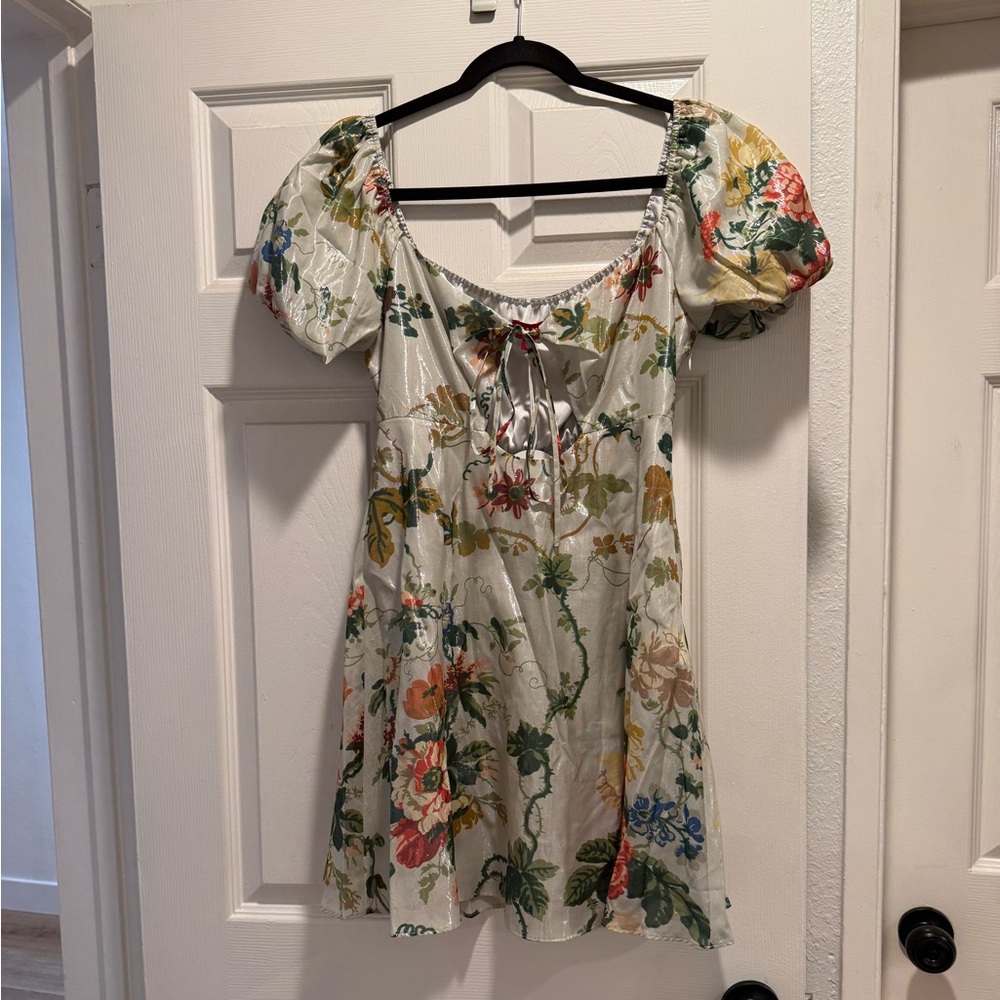 Floral Puff Sleeve Dress